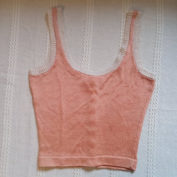 NWOT VINTAGE Shanie Jacobs Hand knit Crop Top - Picture 5 of 5